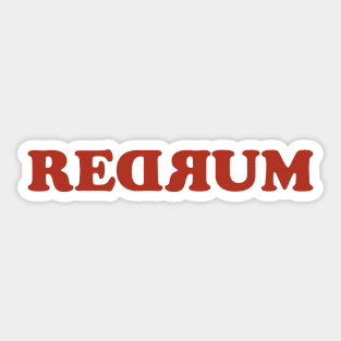 Redrum Sticker